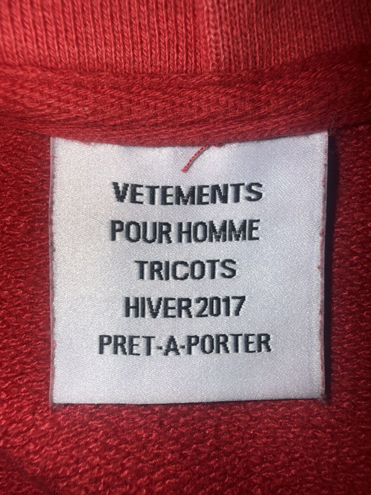 Vetements Vetements “Official Fake” Seoul Exclusive OG Metal Hoodie Size US M / EU 48-50 / 2 - 8 Thumbnail