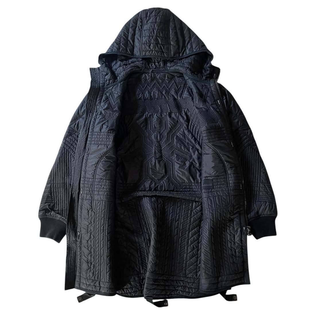 Diesel Black Gold DIESEL BLACK GOLD Embroidered W-PAR-Quilted Black Jacket Size US S / EU 44-46 / 1 - 8 Thumbnail