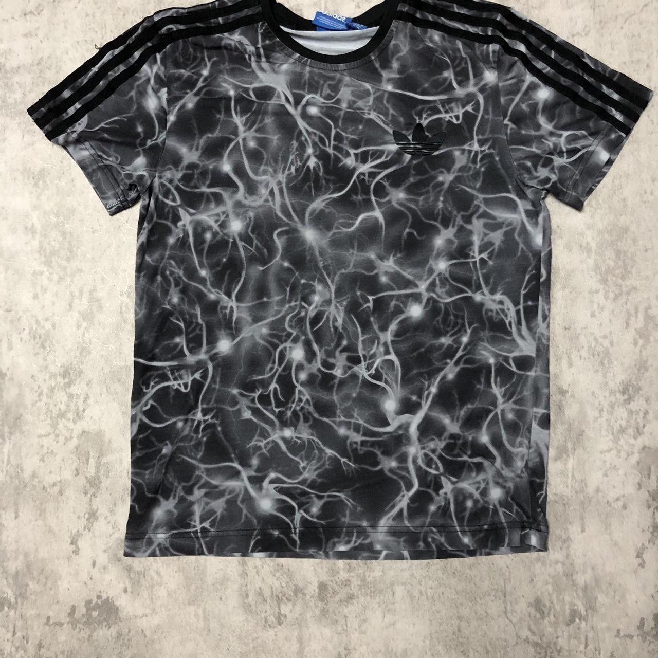 Adidas Adidas black and white tie-dye tee Size US S / EU 44-46 / 1 - 1 Thumbnail
