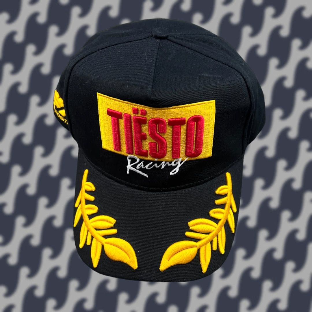 Poler Rockstar TIESTO DJ Racing Black Hat Cap Adjustable Back Baseball Cap Unisex Adults One Size Size ONE SIZE - 1 Thumbnail