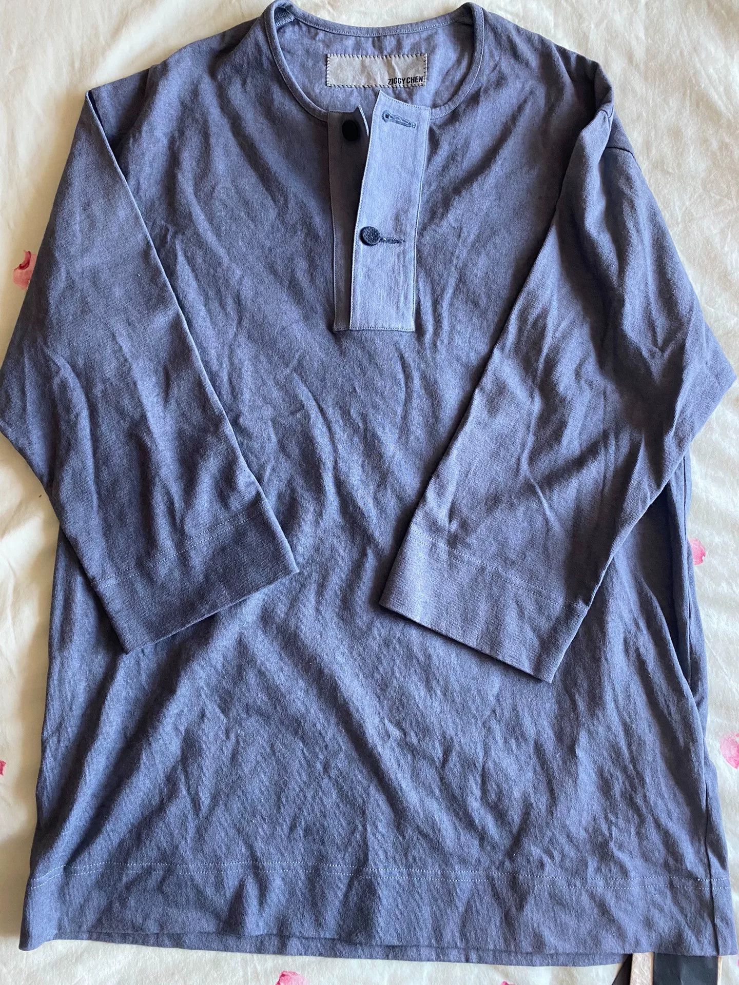 Ziggy Chen ZiggyChen SS14 Henley 3/4 Sleeve Base Layer Size US M / EU 48-50 / 2 - 1 Thumbnail