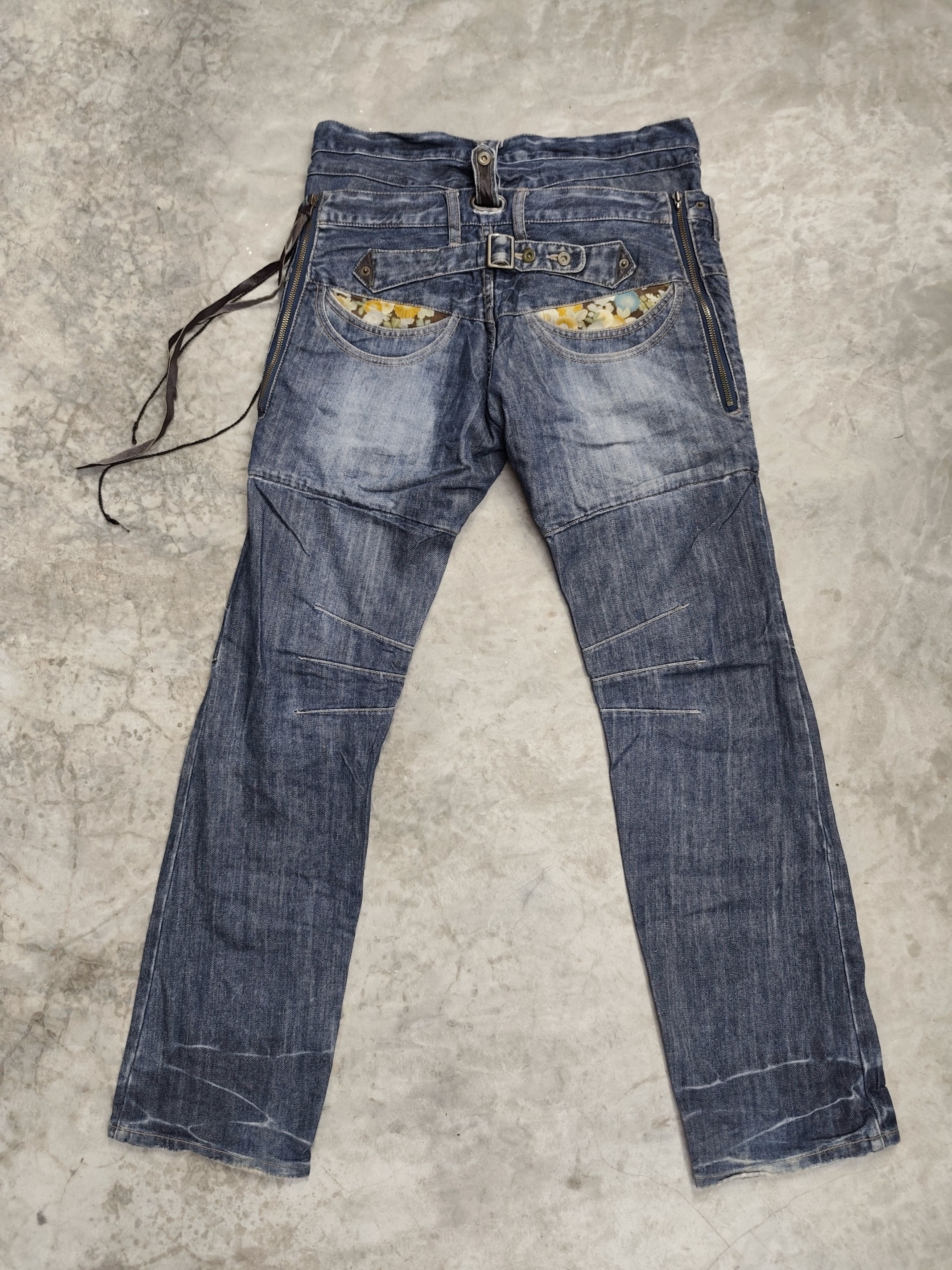 If Six Was Nine PPFM “Double Waisted Denim” Size US 33 - 2 Thumbnail