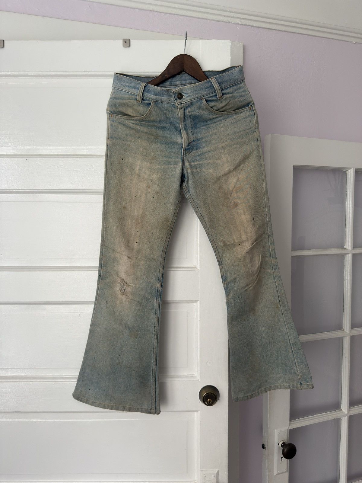 Levi's True Vintage Light Wash Distressed Levis Orange Tab 80s Size US 30 / EU 46 - 2 Thumbnail