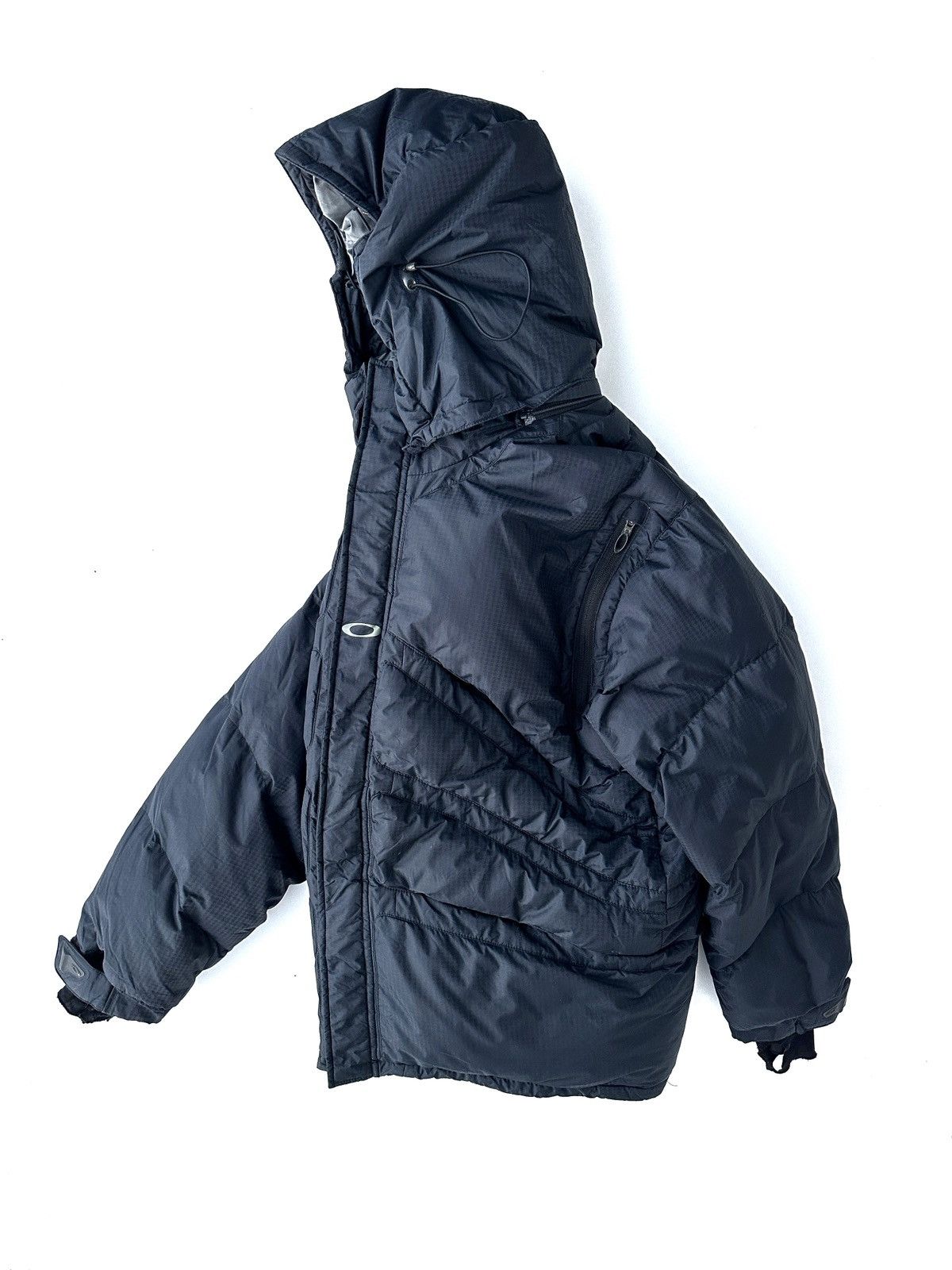 image of Oakley Fw2006 Puffer Jacket in Blue, Men's (Size Large)