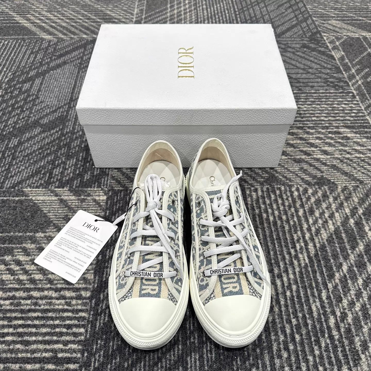 Dior Dior Walk'n'Dior Oblique check sneakers 42 Size US 9 / EU 42 - 2 Thumbnail