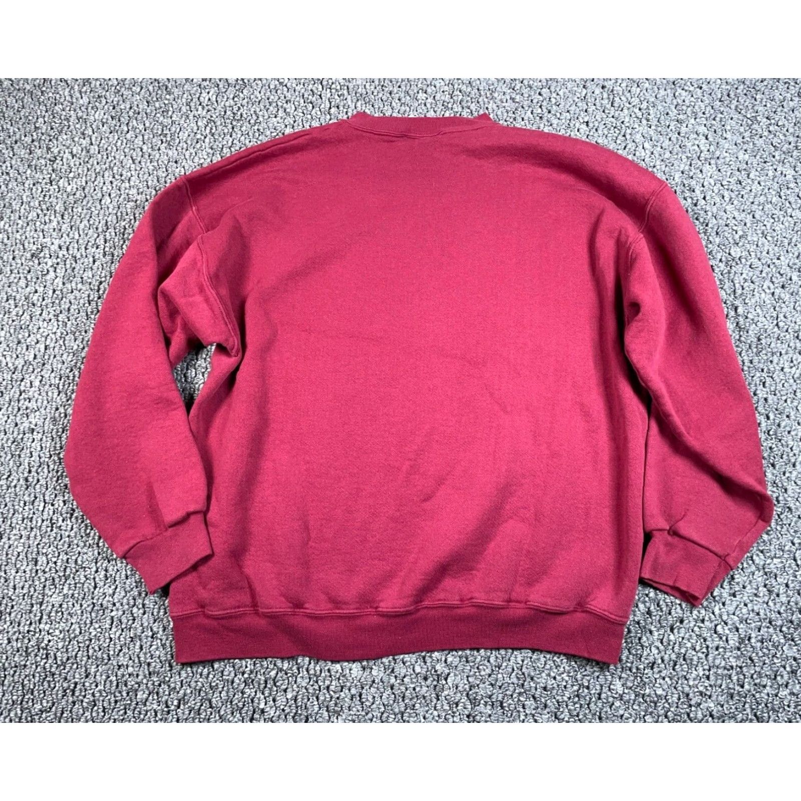 Levi's VTG Levi's Brittania Sweatshirt Crew Neck Adult XL Red Solid Cotton Blend Polyester Fleece Logo 90s Hipster Retro Men’s Sweatshirt Size US XL / EU 56 / 4 - 2 Thumbnail