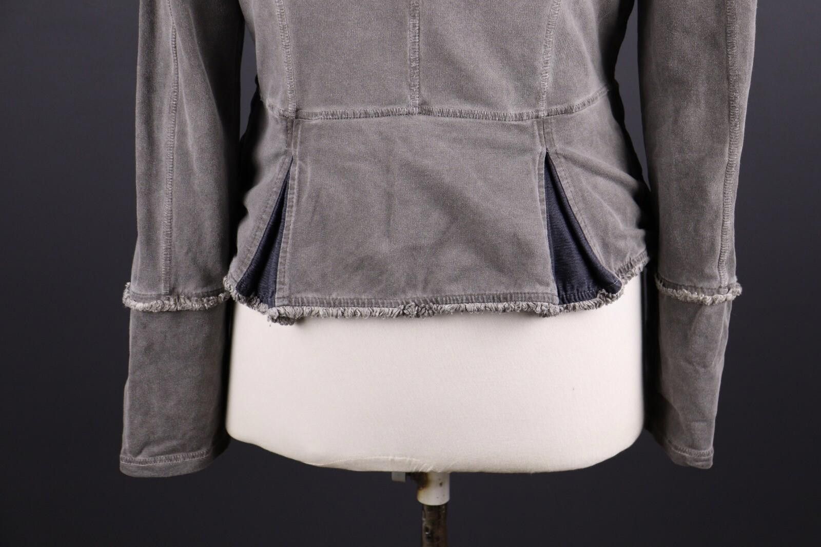 Other Bottega by Elisa Cvaletti Gray Blazer Jacket Size L Size L / US 10 / IT 46 - 7 Thumbnail