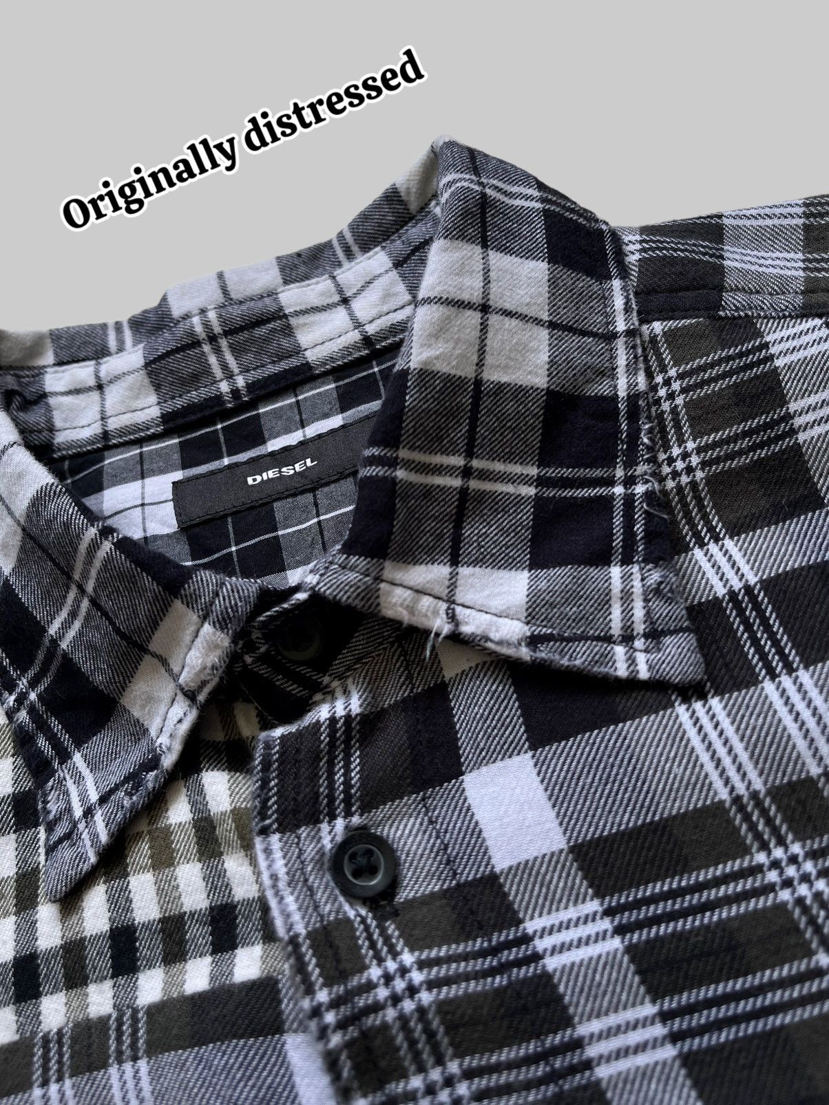 Diesel Diesel Archive Reconstructed Multi-Plaid Patchwork Shirt Size US M / EU 48-50 / 2 - 3 Thumbnail