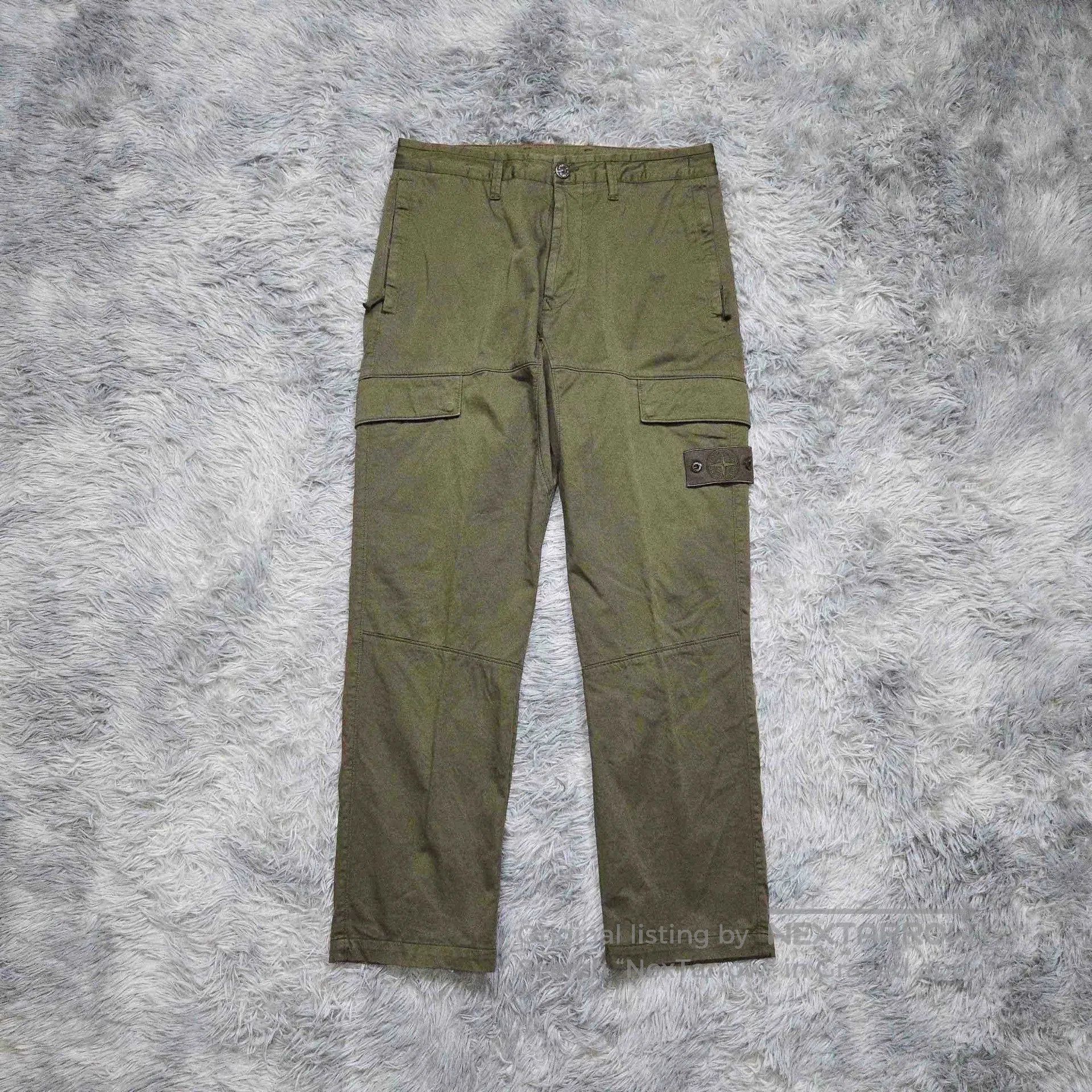 Stone Island stone island olive green cargo pants. Size US 31 - 1 Thumbnail