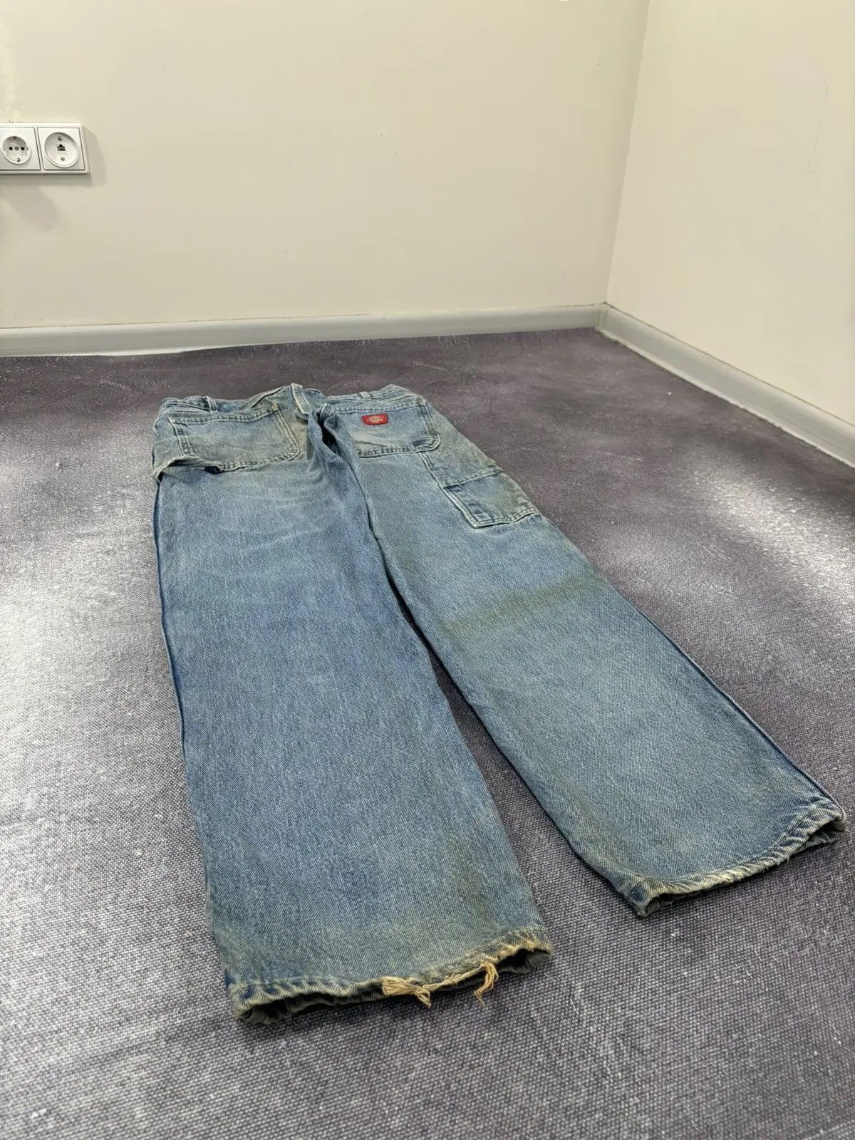 Dickies × Vintage Vintage Dickies Y2K Blue Denim American Skate Hype Jeans Size US 34 / EU 50 - 3 Thumbnail