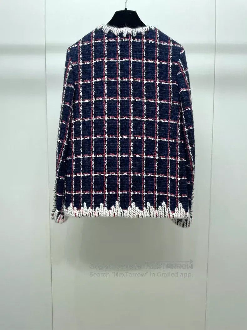 Chanel Chanel Snow series blue and red plaid jacket Size XXS / US 00 / IT 34 - 2 Thumbnail