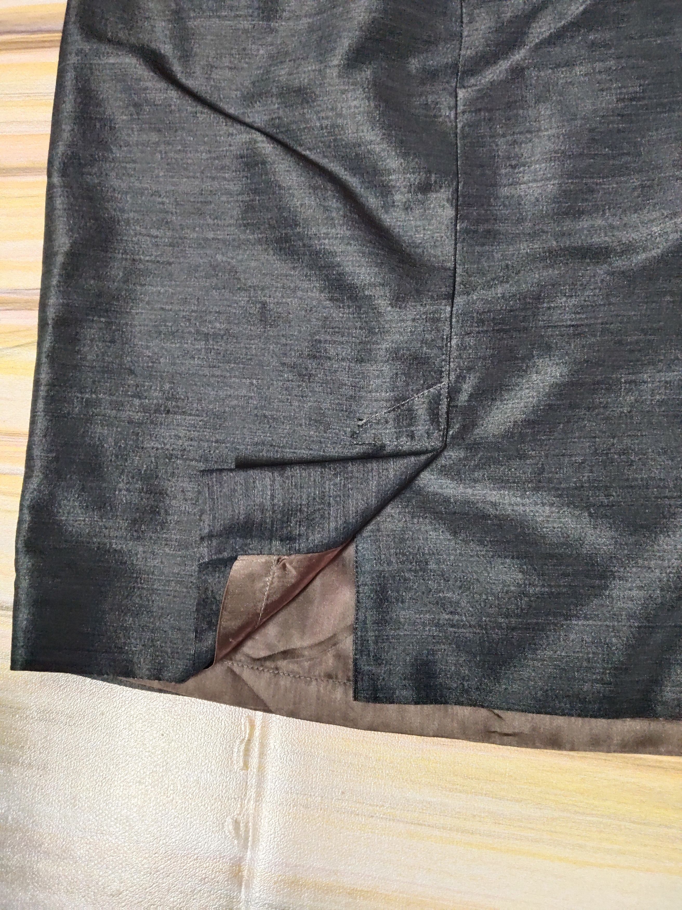 Prada PRADA Charcoal Blue Mini Skirt Size 25" / US 0 / IT 36 - 7 Thumbnail