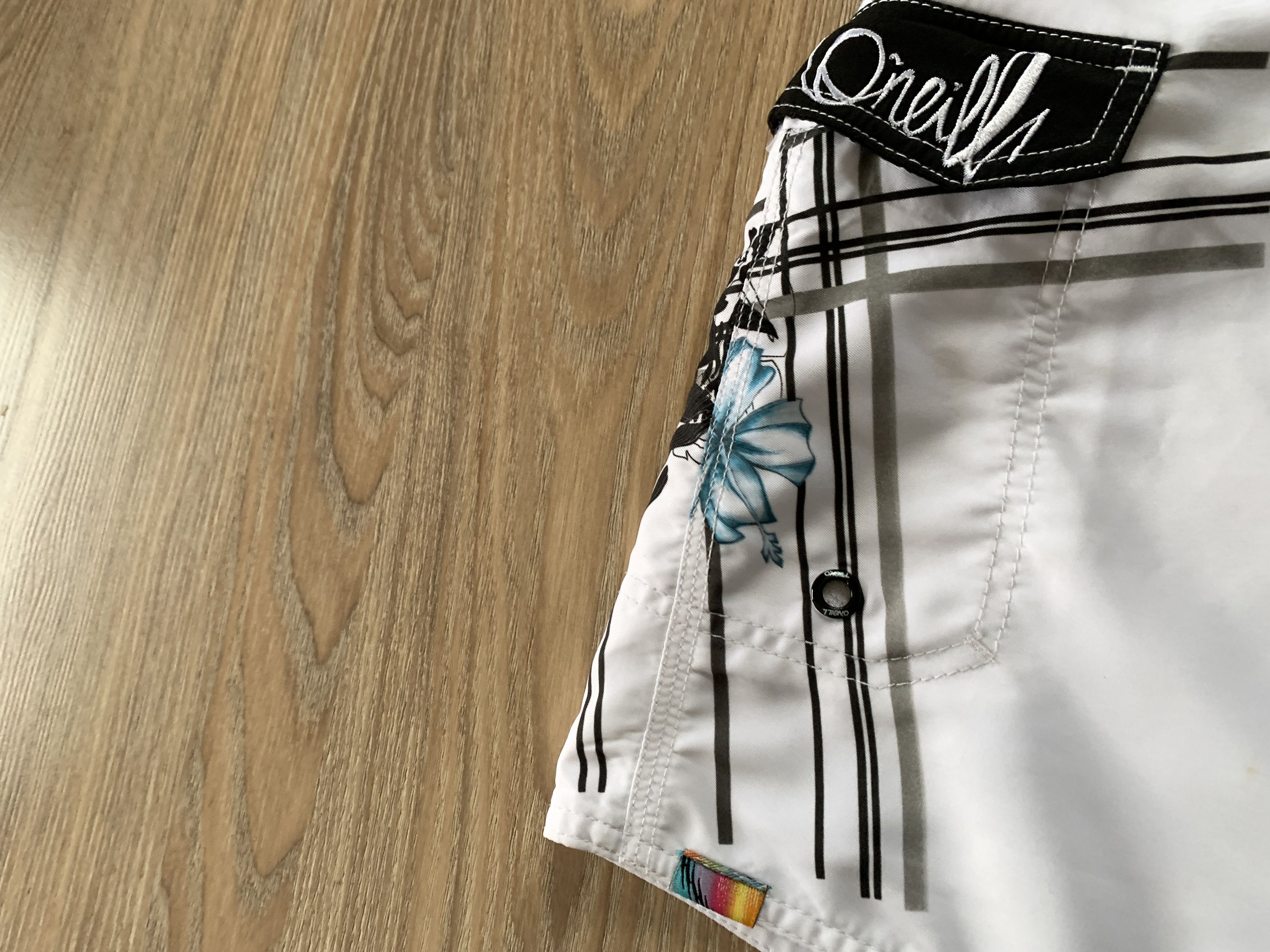 O'Neill × Vintage Vintage O'Neill Printed Swim Board Shorts Size US 34 / EU 50 - 6 Thumbnail