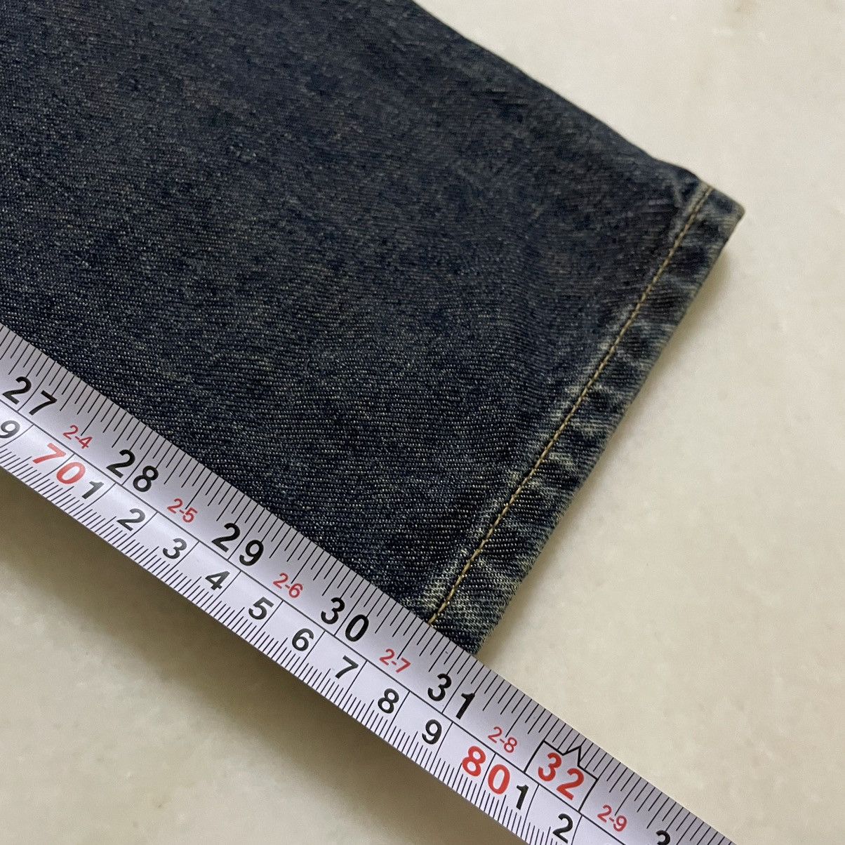If Six Was Nine ORIGINAL RUSTY FADED DENIM D'UN À DIX JEANS (28×40) Size US 28 / EU 44 - 15 Thumbnail
