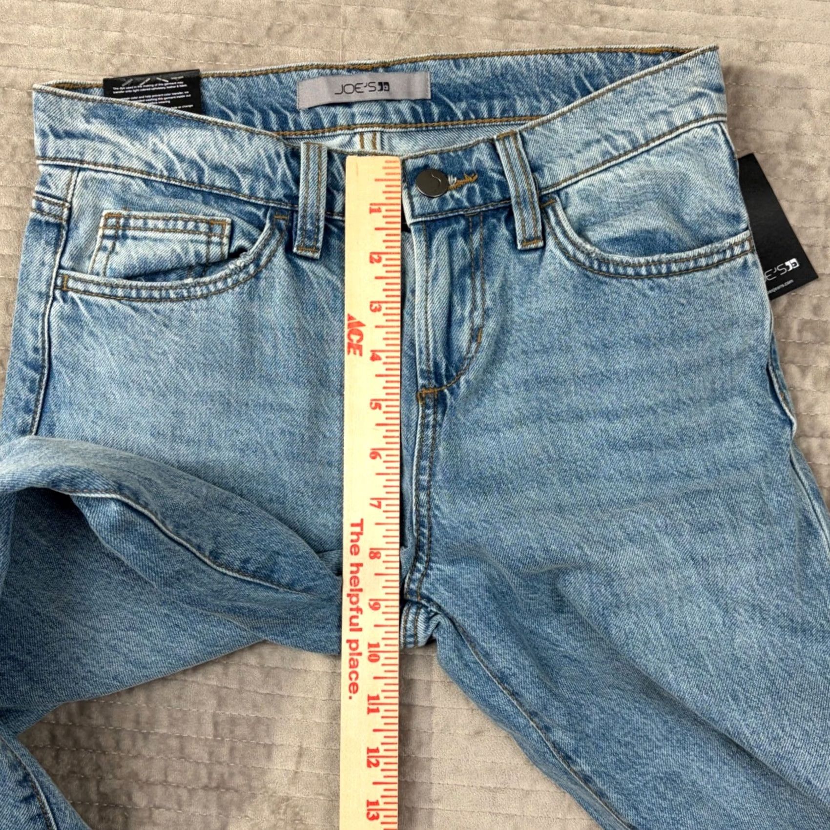 Vintage Joes Jeans Hanoi Low Rise Wide Leg Jeans Light Wash Blue Denim 24 NWT Women Wide-Leg 5-Pocket Zip Button Inseam 31"} Size 42" / US 20 - 5 Thumbnail
