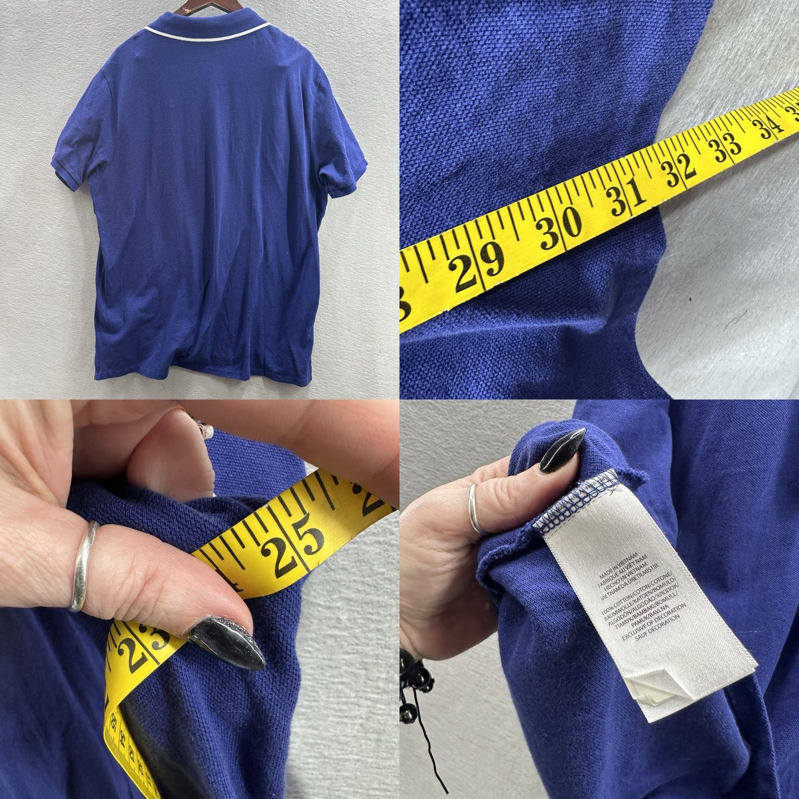 Polo Ralph Lauren Polo Ralph Lauren Polo Shirt Mens XXL Blue Big Pony #3 Rugby Short Sleeve Pique Size US XXL / EU 58 / 5 - 8 Thumbnail