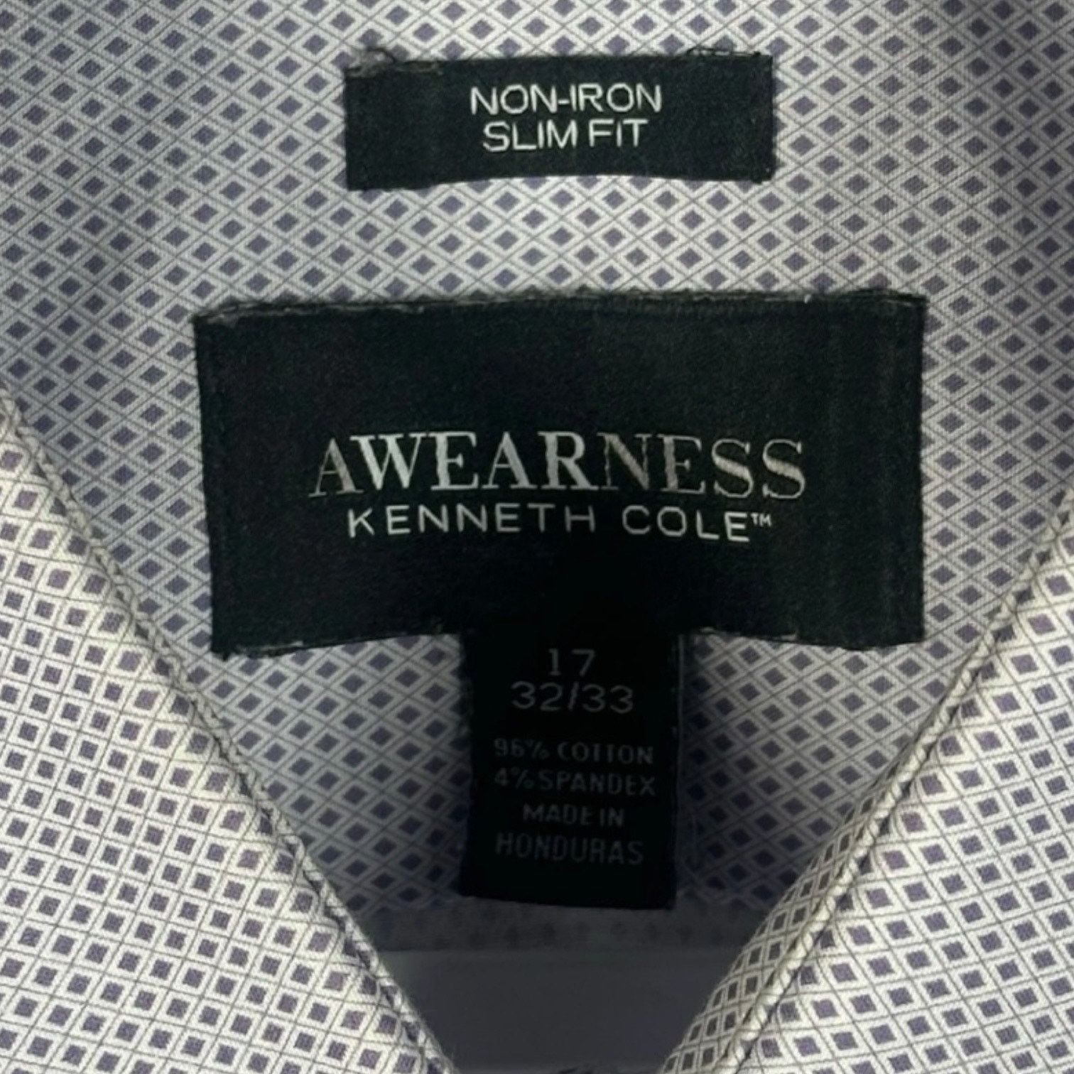 Kenneth Cole Kenneth Cole Mens Slim Fit Dress Shirt Size XL 17-32/33 Size US XL / EU 56 / 4 - 3 Thumbnail