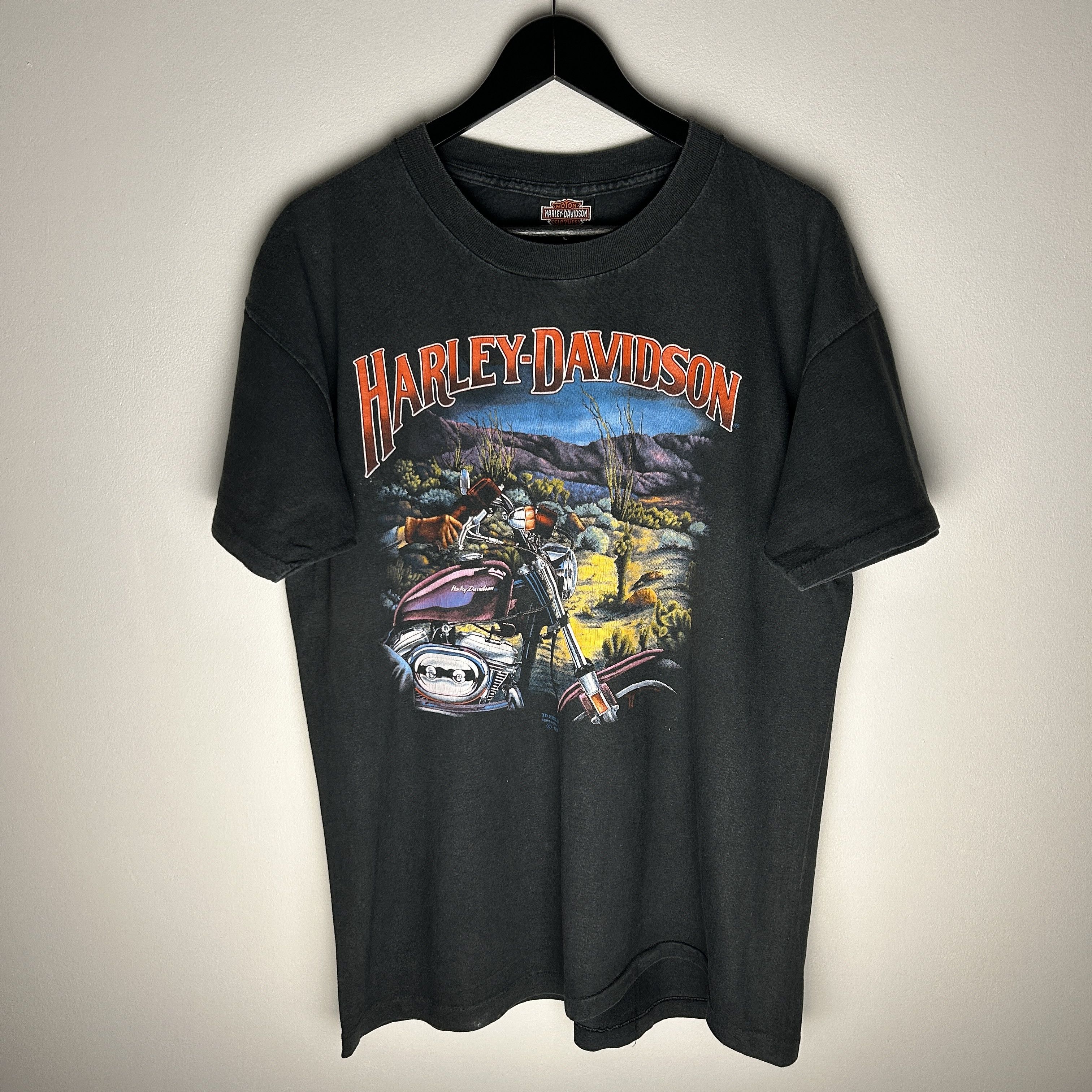 Harley Davidson Harley Davidson 1990 3D Emblem T-shirt Size US L / EU 52-54 / 3 - 1 Thumbnail