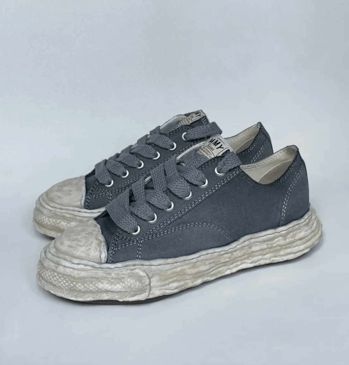 Black Canvas ‘Peterson’ Original Sole Sneakers