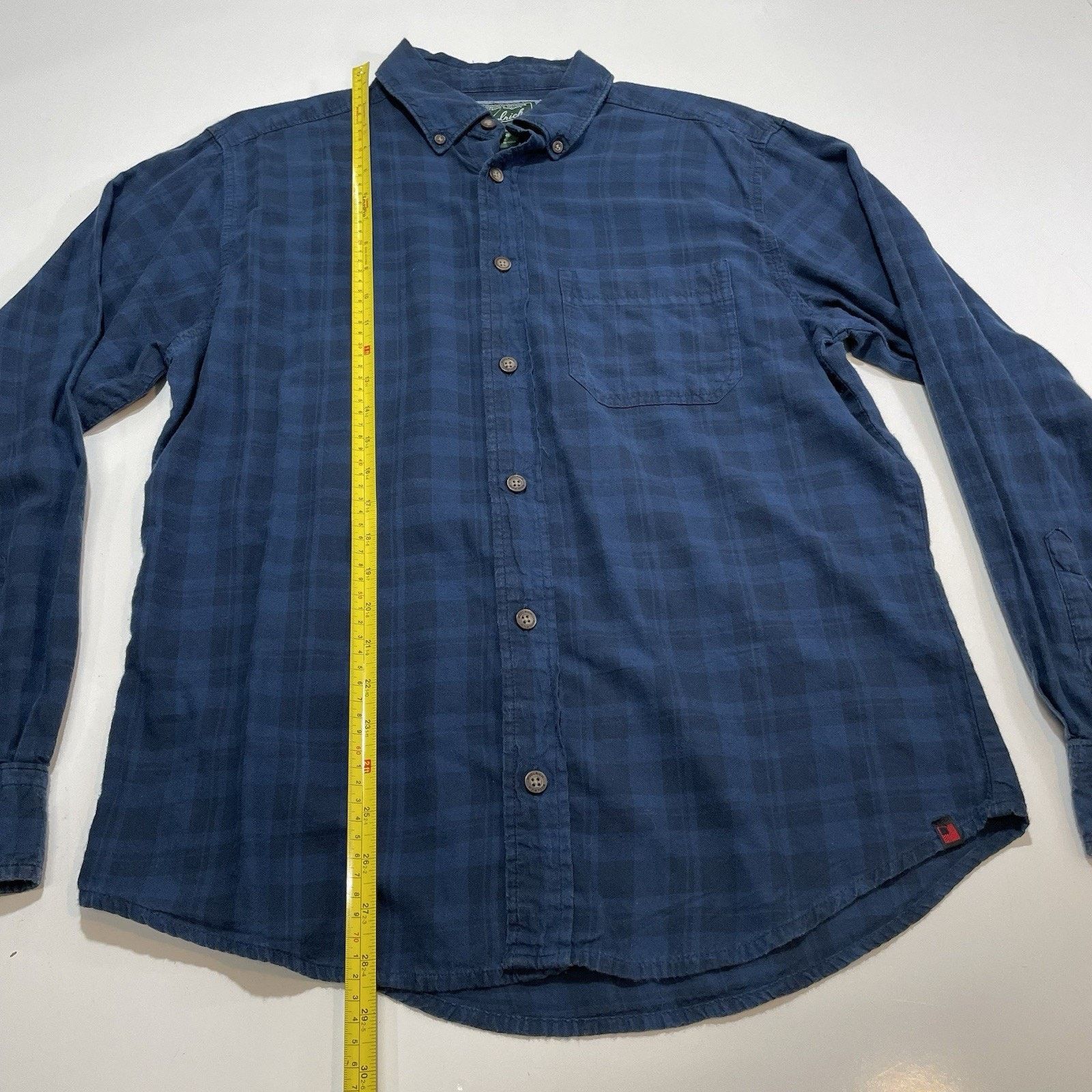 Woolrich Woolen Mills Woolrich Men’s Shirt Blue Plaid Cotton Flannel Checks Small Size US S / EU 44-46 / 1 - 4 Thumbnail