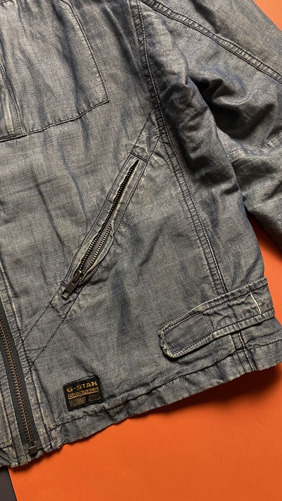 G-Star Vintage 90s G-star raw denim jacket Size US L / EU 52-54 / 3 - 5 Thumbnail