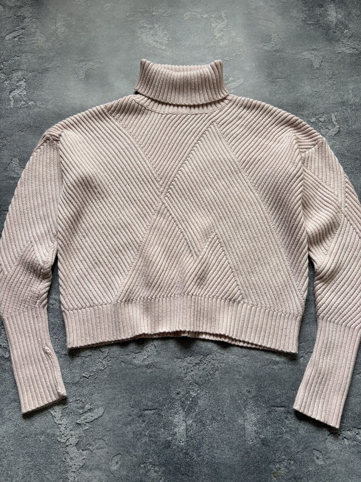 Loro Piana Vintage Loro Piana Luxury Pink Wool Knit Turtleneck Sweater Size S / US 4 / IT 40 - 4 Thumbnail