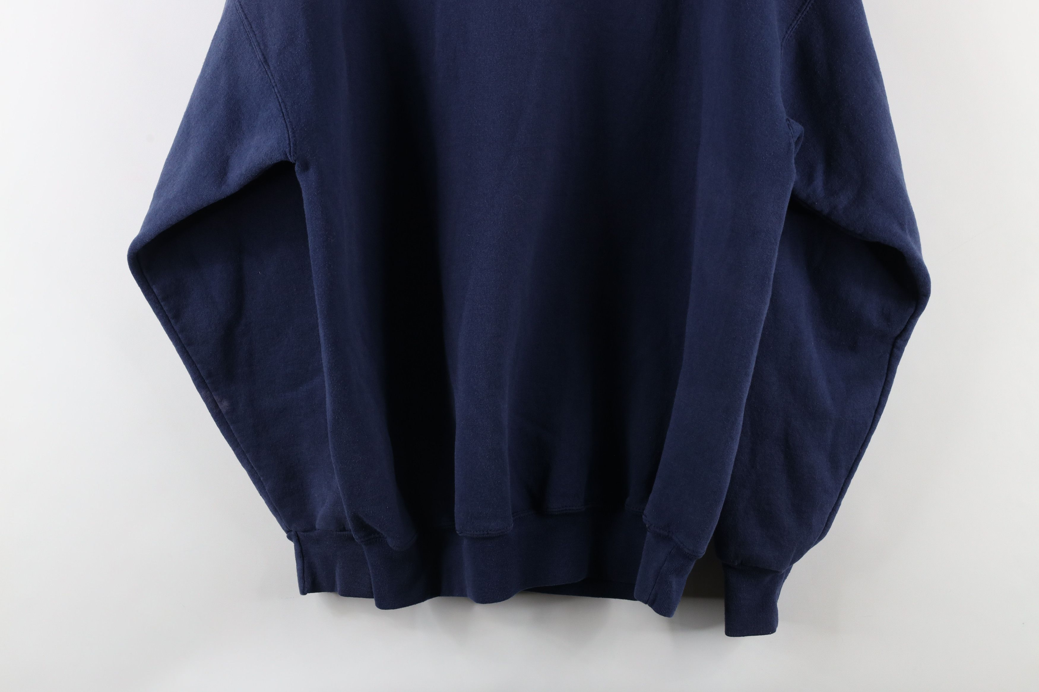 Champion × Vintage Vintage 90s Champion Spell Out Crewneck Sweatshirt Blue Size US L / EU 52-54 / 3 - 11 Thumbnail
