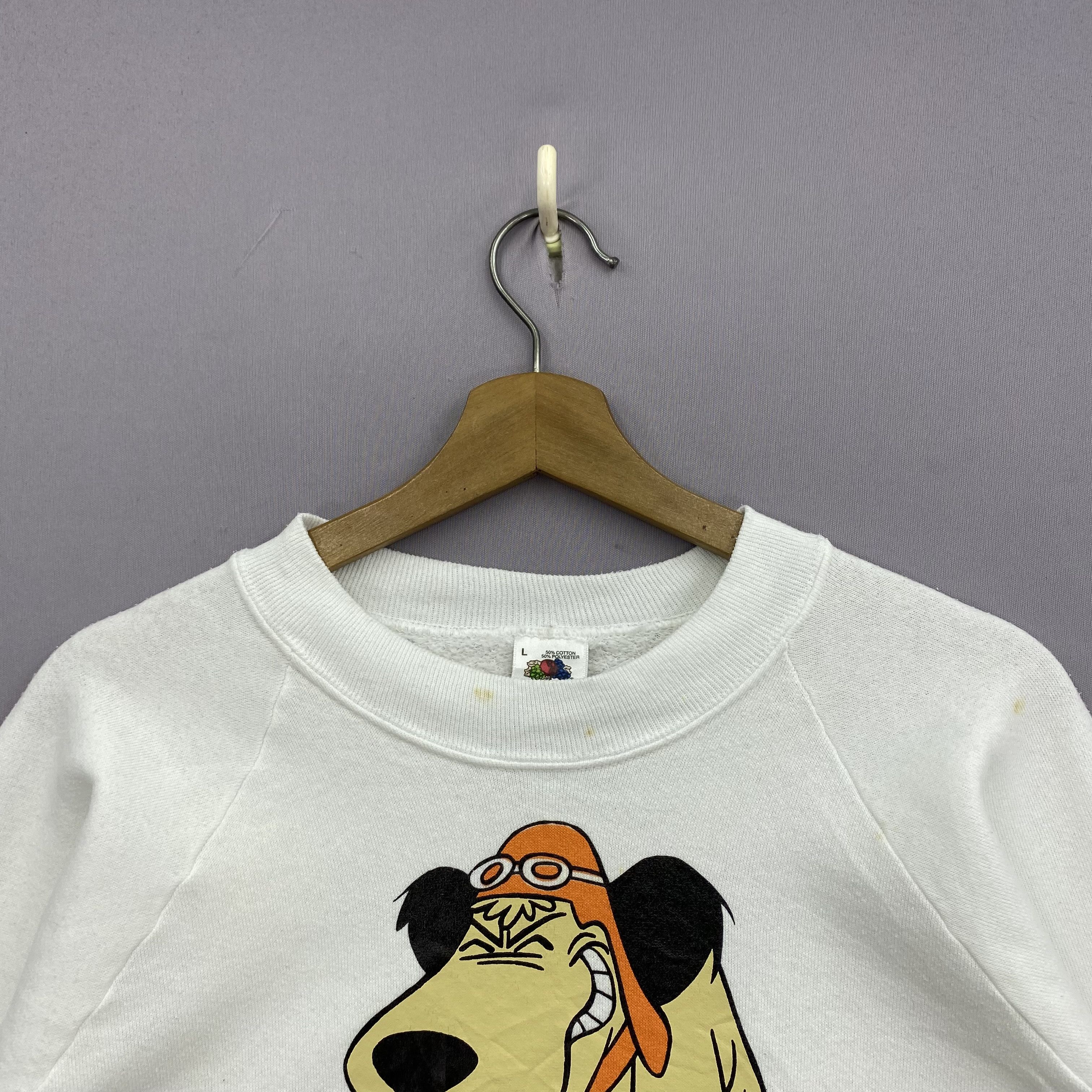 Cartoon Network Vintage 90s Dastardly & Muttley Sweater Cartoon Sweatshirt Size US M / EU 48-50 / 2 - 4 Thumbnail