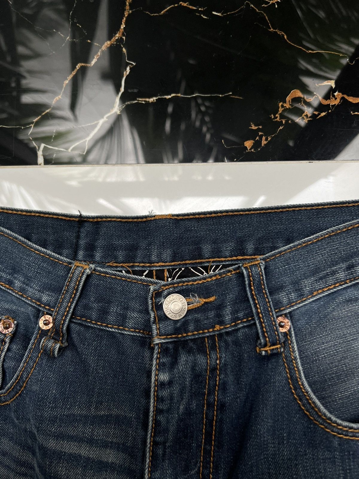 Fragment Design × Levi's × Vintage 90’s LEVI’S FENOM Y2K JEAN DISTRESSED AVANT-GARDE Size US 32 / EU 48 - 10 Thumbnail