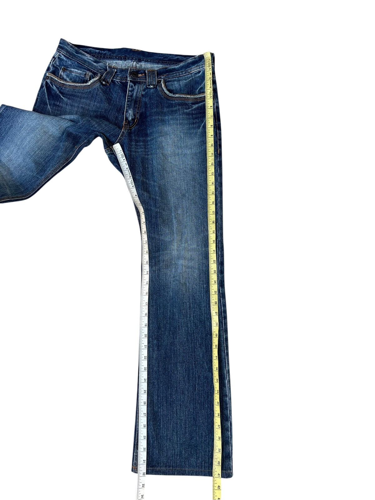 14th Addiction Edge Rupert Japan Faded Denim Bootcut Jeans Flare Size US 32 / EU 48 - 6 Thumbnail