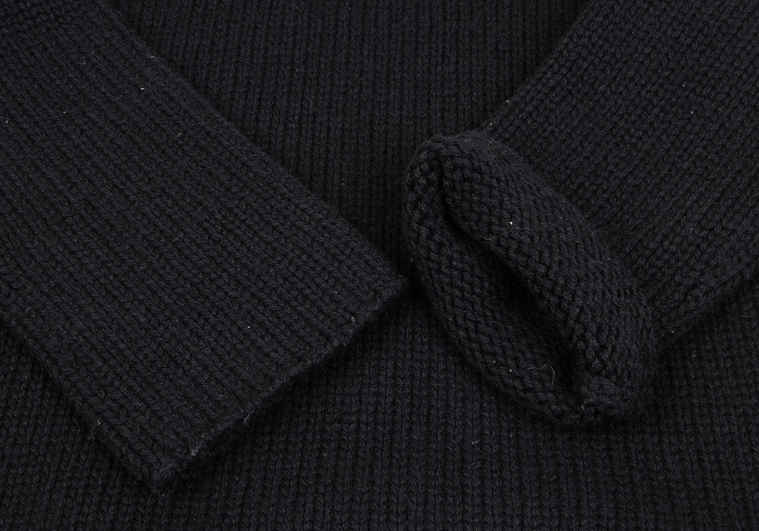 Comme des Garcons Homme Plus Logo Print Knit Sweater in Black, Size M Size US M / EU 48-50 / 2 - 6 Thumbnail