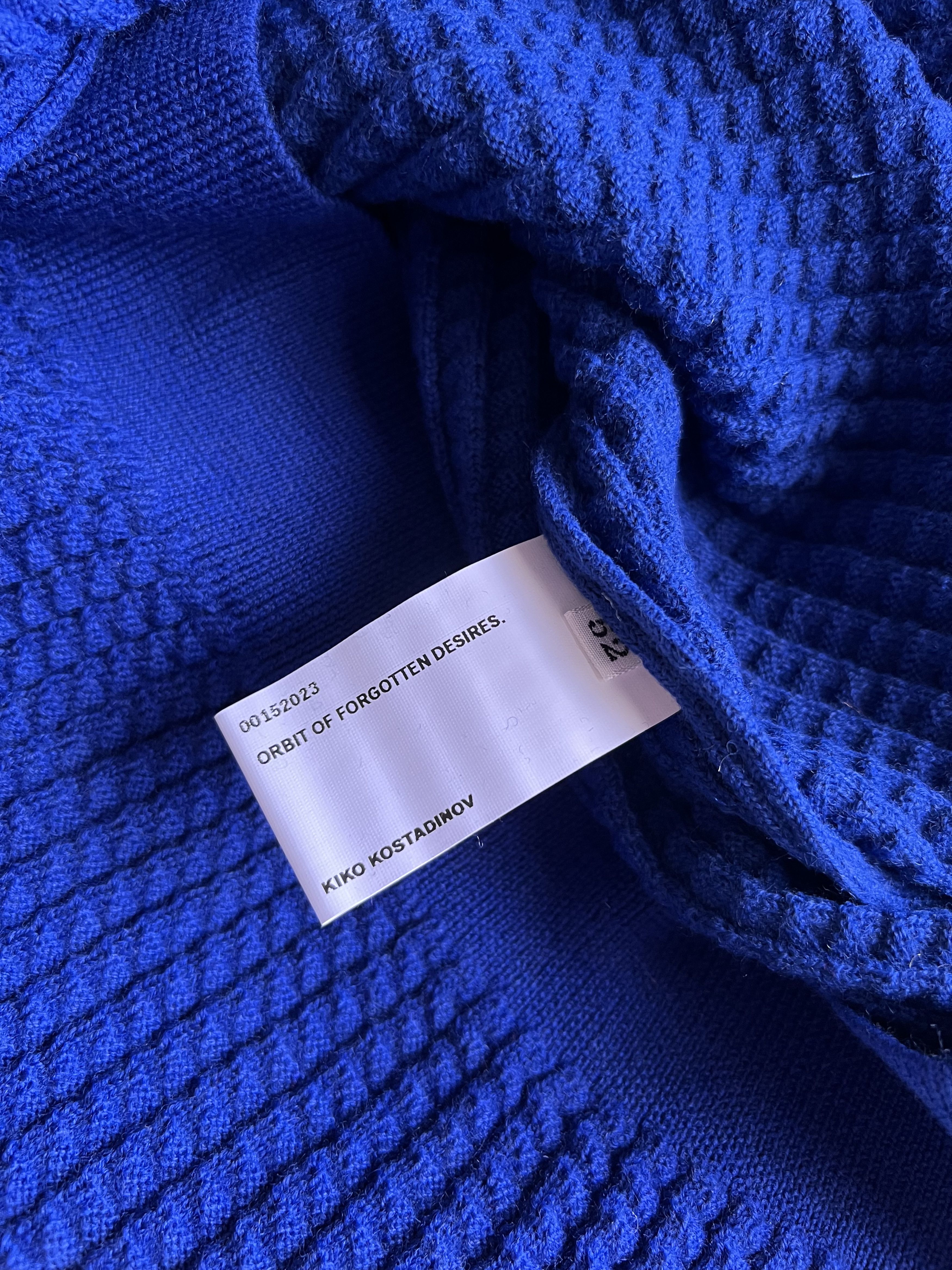 Kiko Kostadinov Sorelle Jumper Sweater in Navy Blue