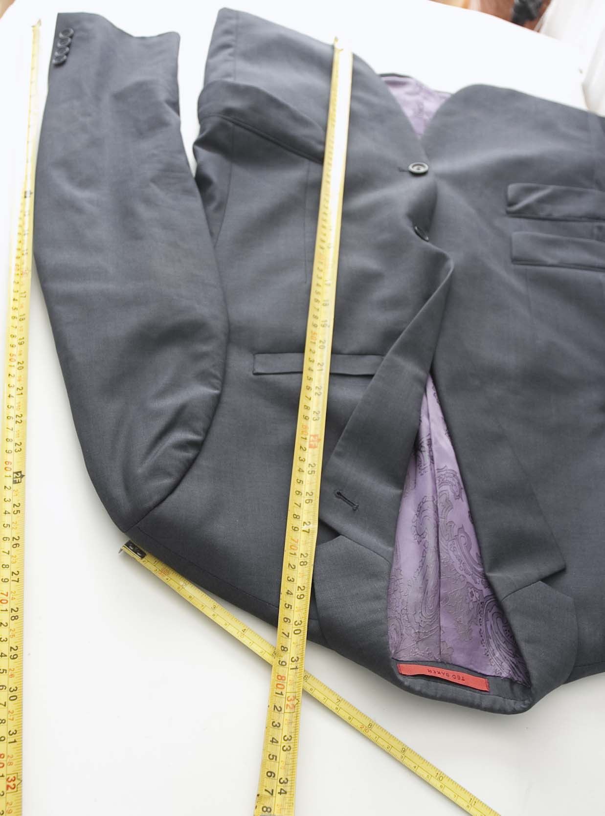 Ted Baker Ted Baker Jacket No Ordinary Joe Wool Size 40R Dark Gray Size 40R - 6 Thumbnail