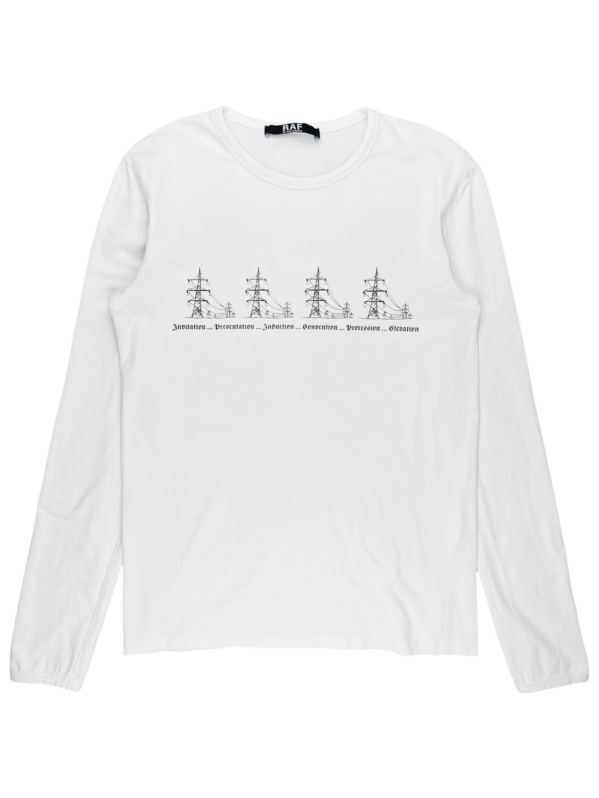 Raf Simons FW07 Raf By Raf Simons Powerlines Longsleeve Tshirt