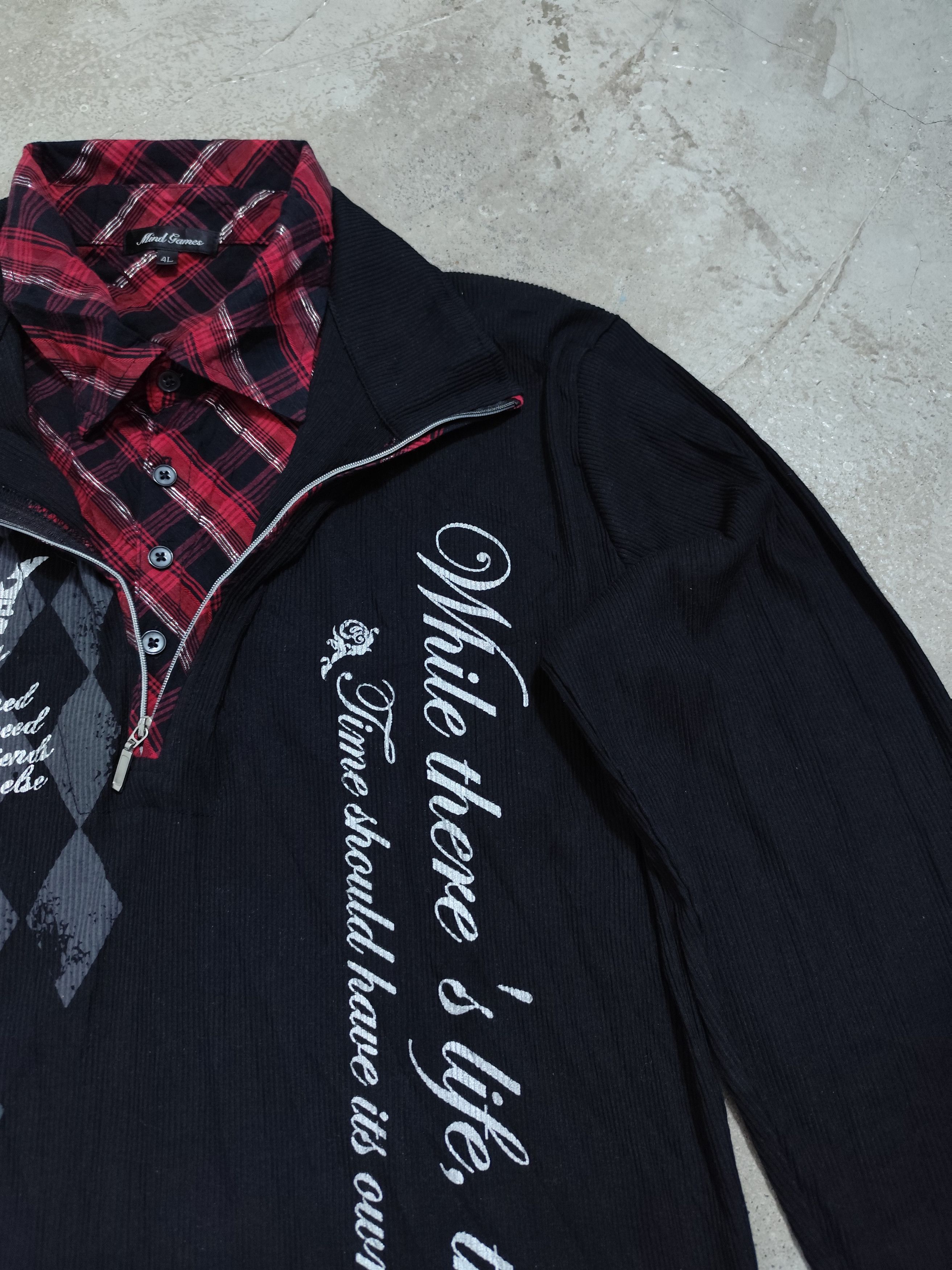 If Six Was Nine Ifsixwasnine style mind games gothic poem collar zip/buttons Size US L / EU 52-54 / 3 - 4 Thumbnail