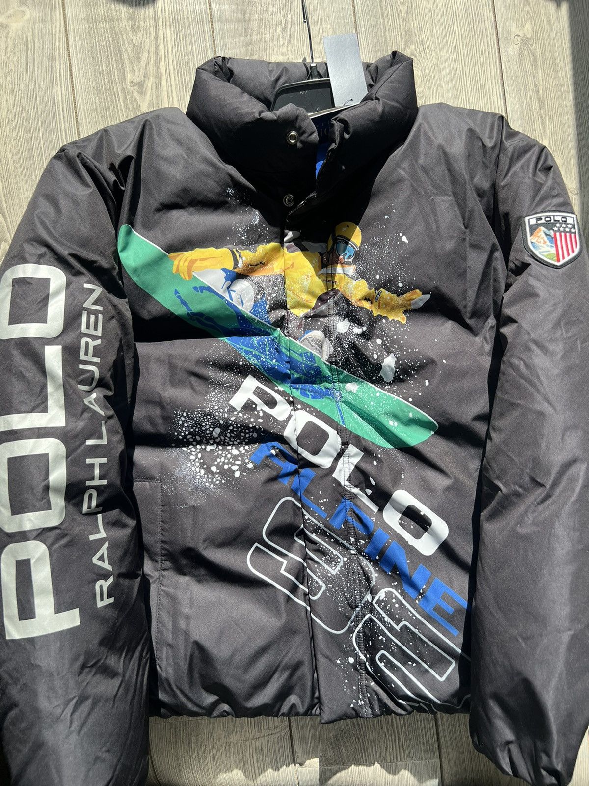 $498 Large Polo Ralph Lauren Alpine 92 Duck Down Crest