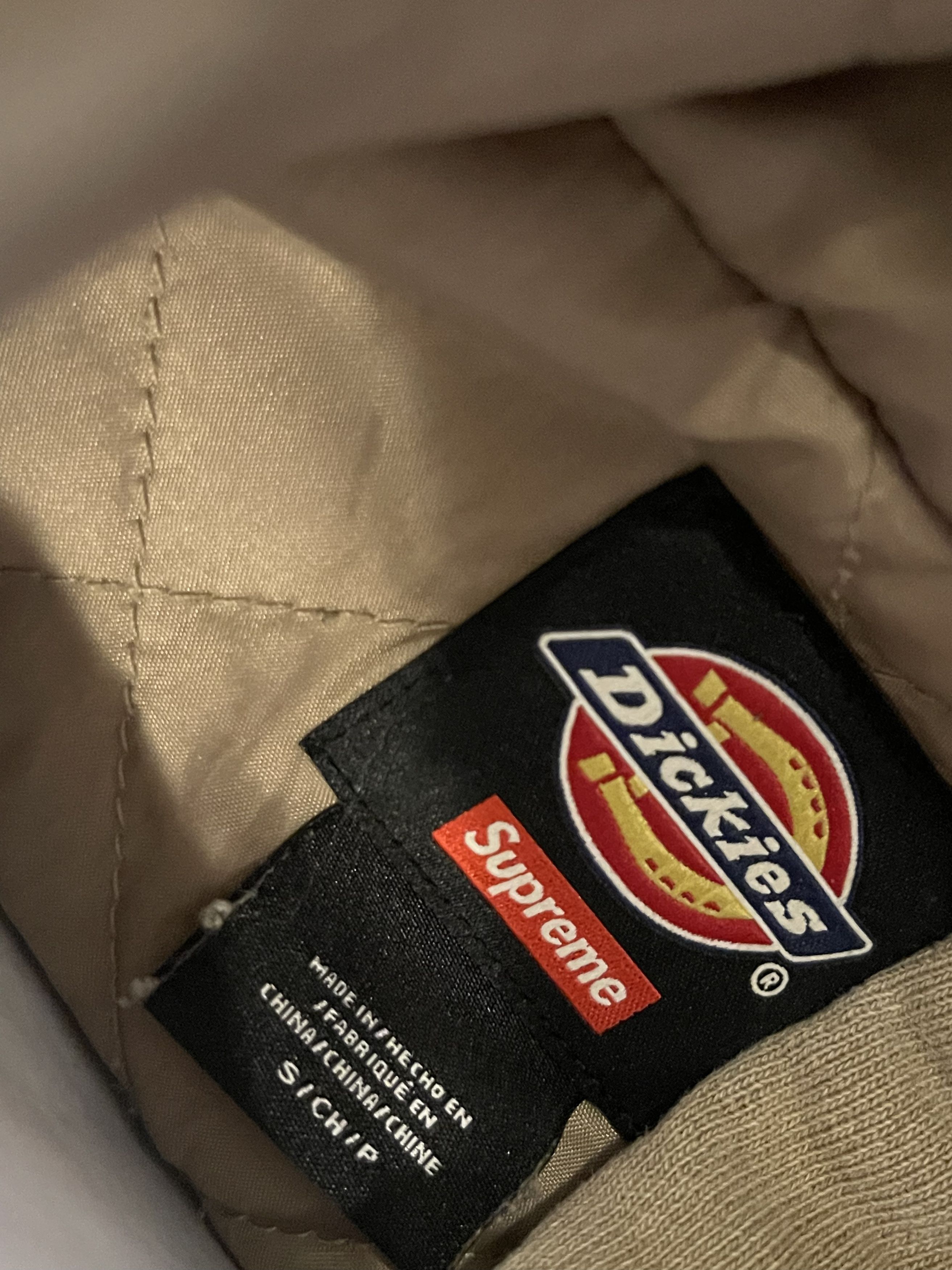 Dickies × Supreme Supreme Dickies Qulited Tan Zipup Size US S / EU 44-46 / 1 - 6 Thumbnail