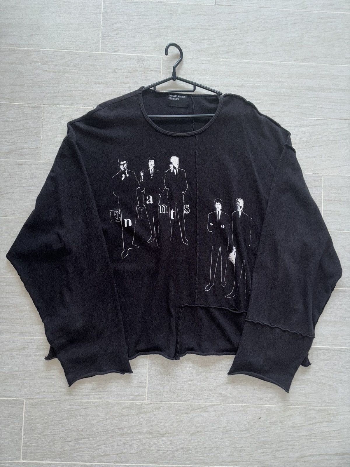 Enfants Riches Deprimes enfants riches deprimes destroyed black long sleeves Size US XL / EU 56 / 4 - 1 Thumbnail
