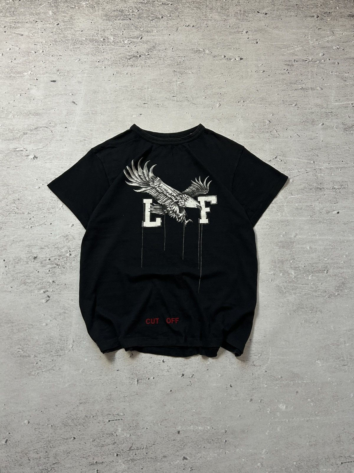 Off-White 💥Off White Virgil Abloh Othello’s Eagle Cut Off Big Logo Tee Size US M / EU 48-50 / 2 - 1 Thumbnail