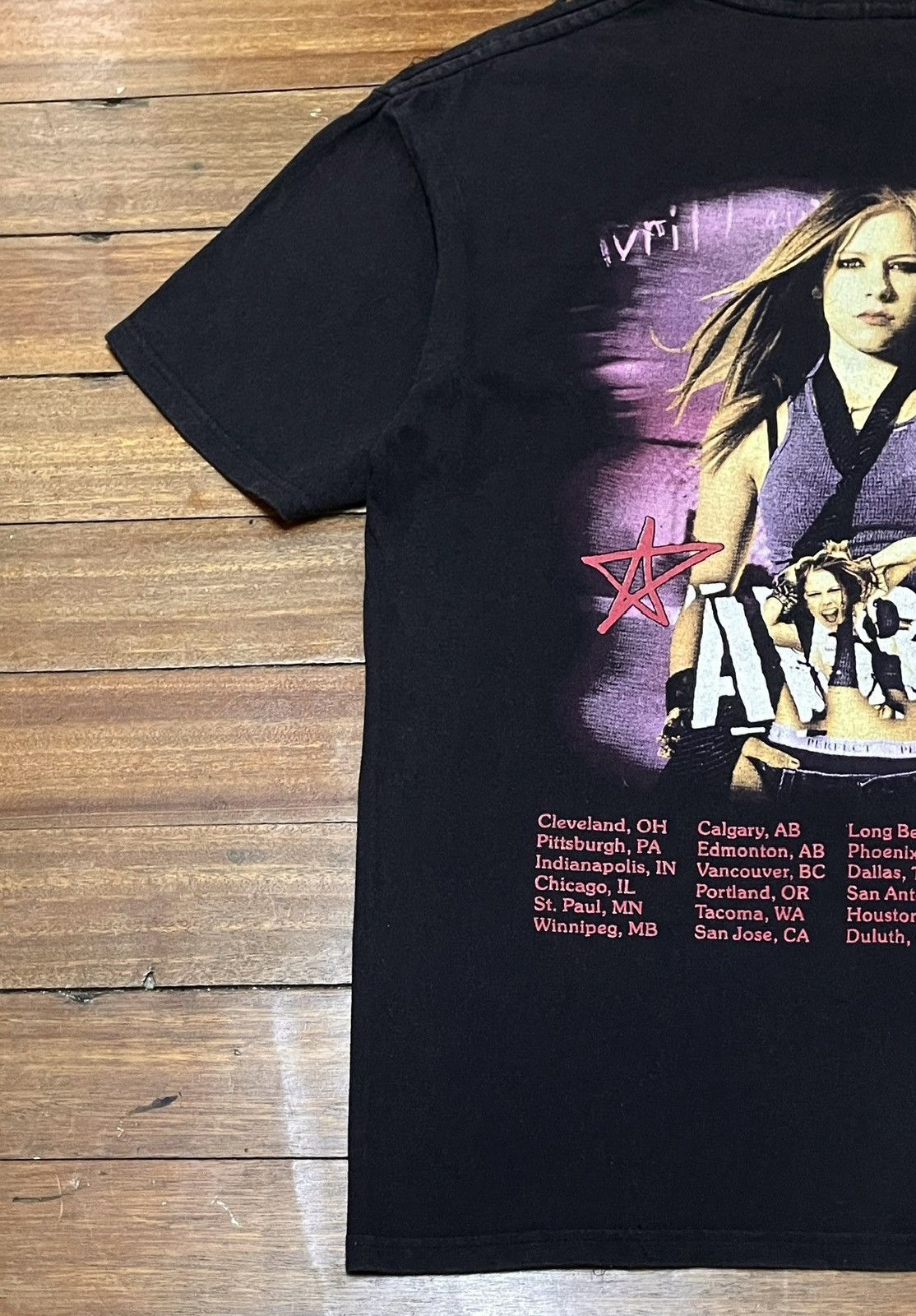 Band Tees Very Rare Vintage RapTees Singer Avril Lavigne T-shirt 2000s Size US M / EU 48-50 / 2 - 7 Thumbnail