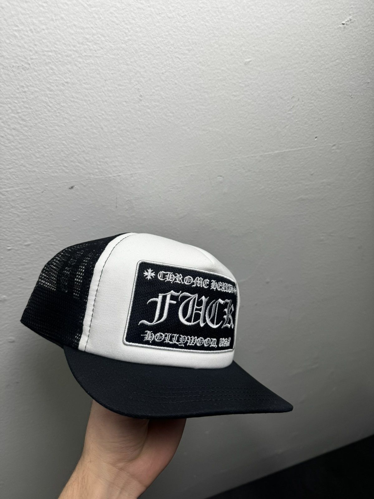 Chrome Hearts Chrome Hearts CH Hollywood Trucker Hat Size ONE SIZE - 15 Thumbnail