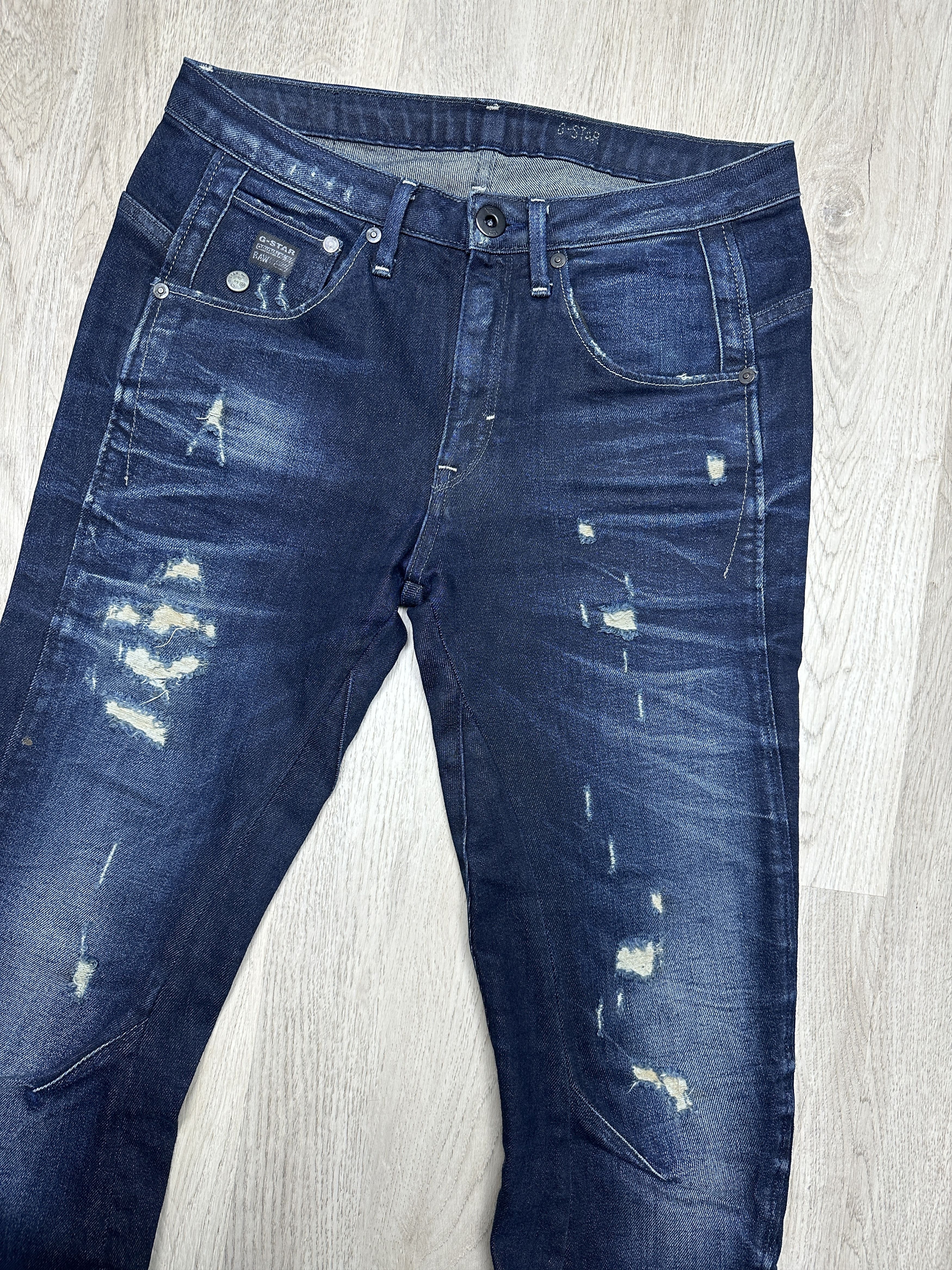 G-Star G Star Raw Womens Arc 3D Kate Tapered Denim Pants Jeans Size 25" / US 0 / IT 36 - 2 Thumbnail