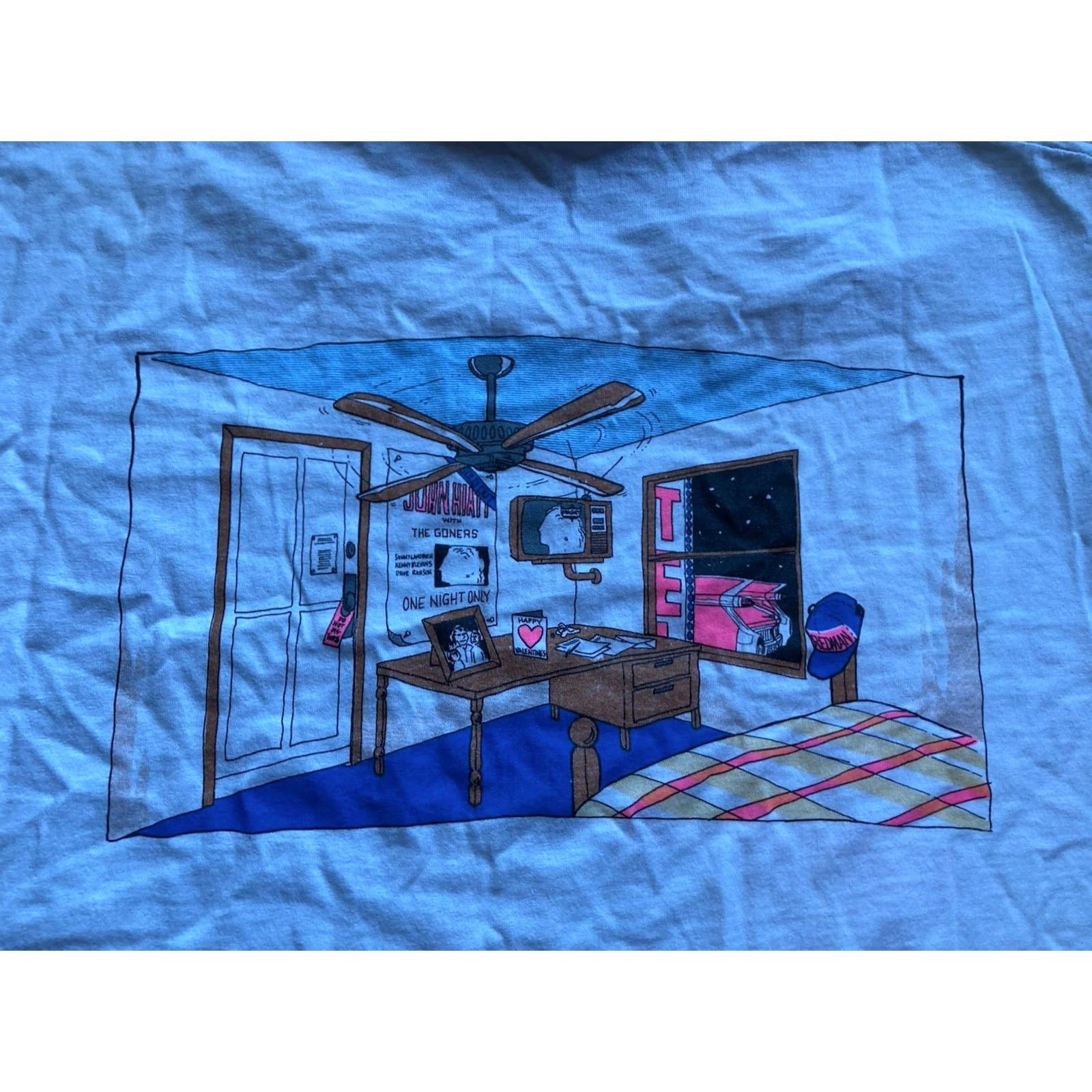 Doublet VINTAGE John Hiatt Shirt Mens Large White 90s Concert Double Sided Goners Tour Size US L / EU 52-54 / 3 - 8 Thumbnail