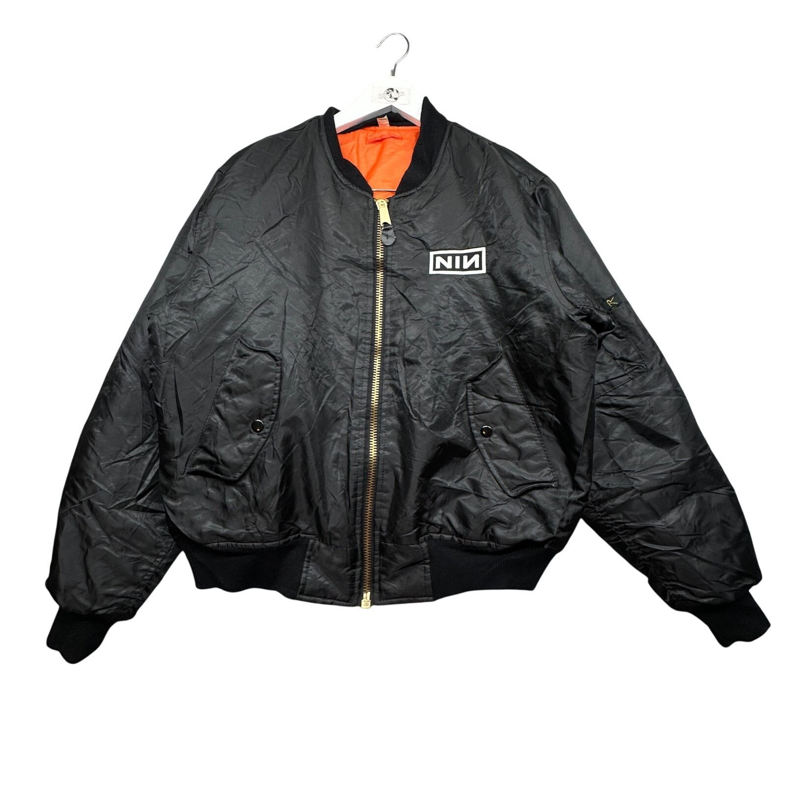 Rothco VTG NIN Nine Inch Nails Rothco MA-1 Bomber Jacket S M Size US S / EU 44-46 / 1 - 1 Thumbnail