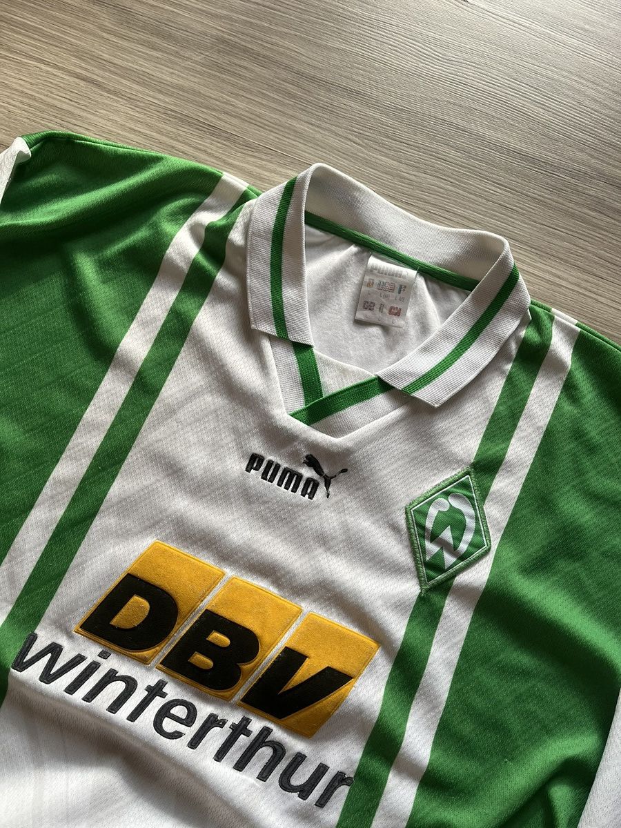 Puma Werder Bremen Puma Football shirt 1996 Soccer jersey Size US L / EU 52-54 / 3 - 2 Thumbnail