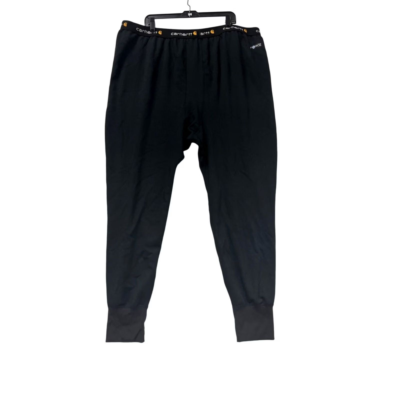 Carhartt VINTAGE Carhartt Black Thermal Fleece Lined Pants 2-3XL #366A Mens Pants 3XL Black Thermal Fleece Lined Jogger Size US 39 - 2 Thumbnail