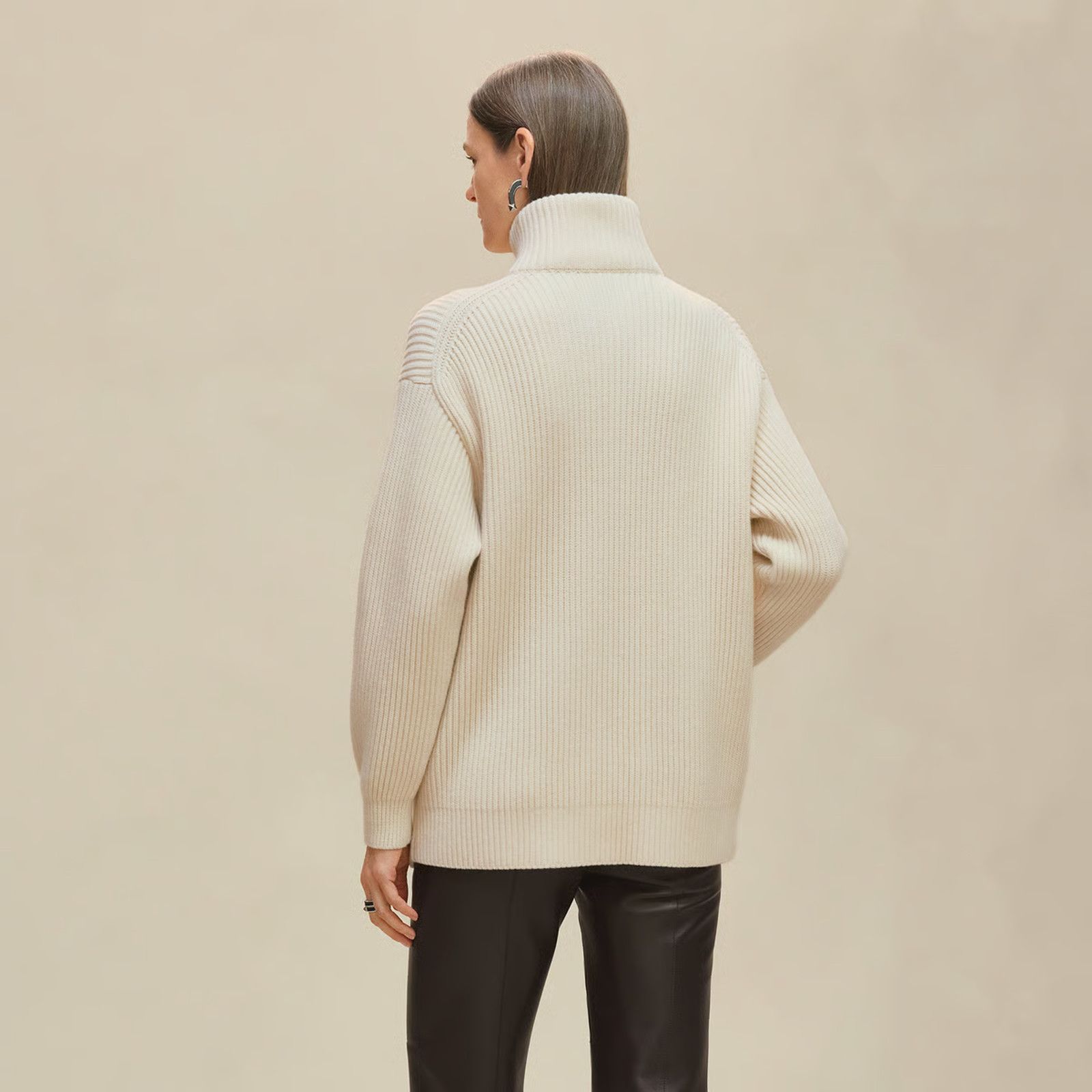 Hermes Zip Up Zipper Cardigan Sweater Wool Knit Jacket 38 Size XS / US 0-2 / IT 36-38 - 17 Thumbnail