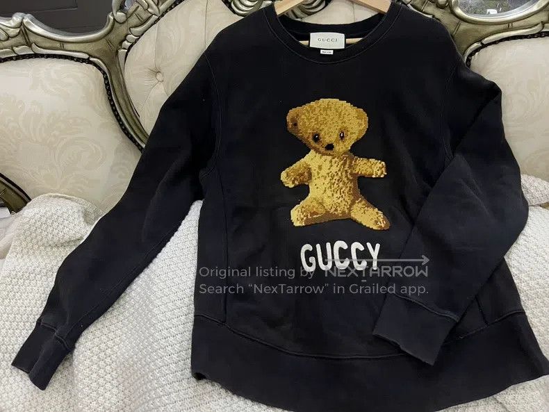 Gucci Gucci Bear Sweatshirt Size US L / EU 52-54 / 3 - 1 Thumbnail