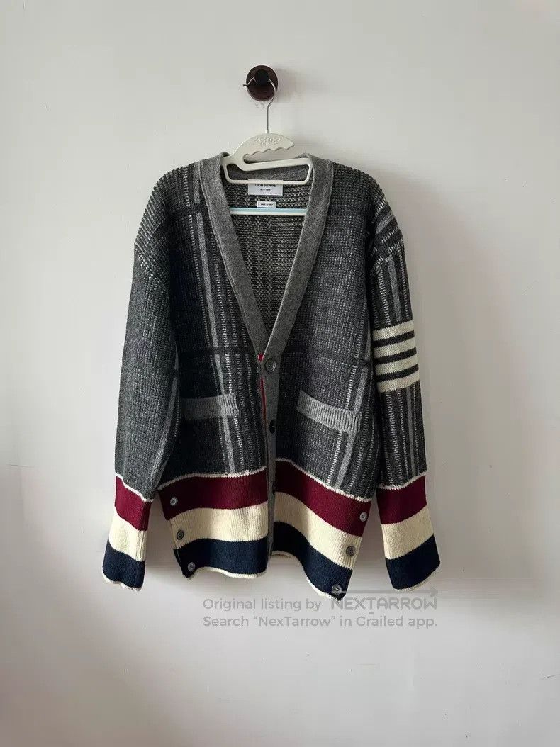 Thom Browne Thom Browne Wool Cardigan Size US S / EU 44-46 / 1 - 1 Thumbnail