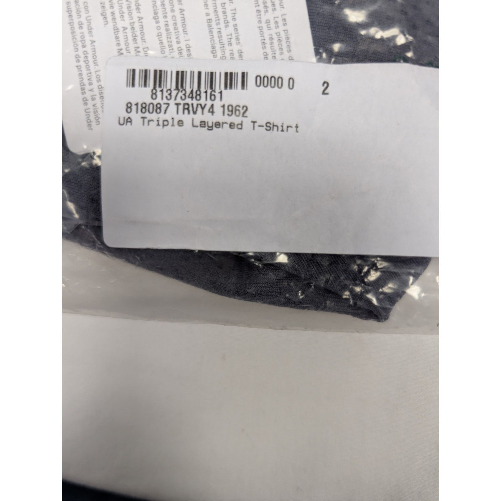 Balenciaga × Under Armour o1rshd1 Sporty Mesh UA Triple Layered T-Shirt in Castle Rock Size US M / EU 48-50 / 2 - 23 Thumbnail